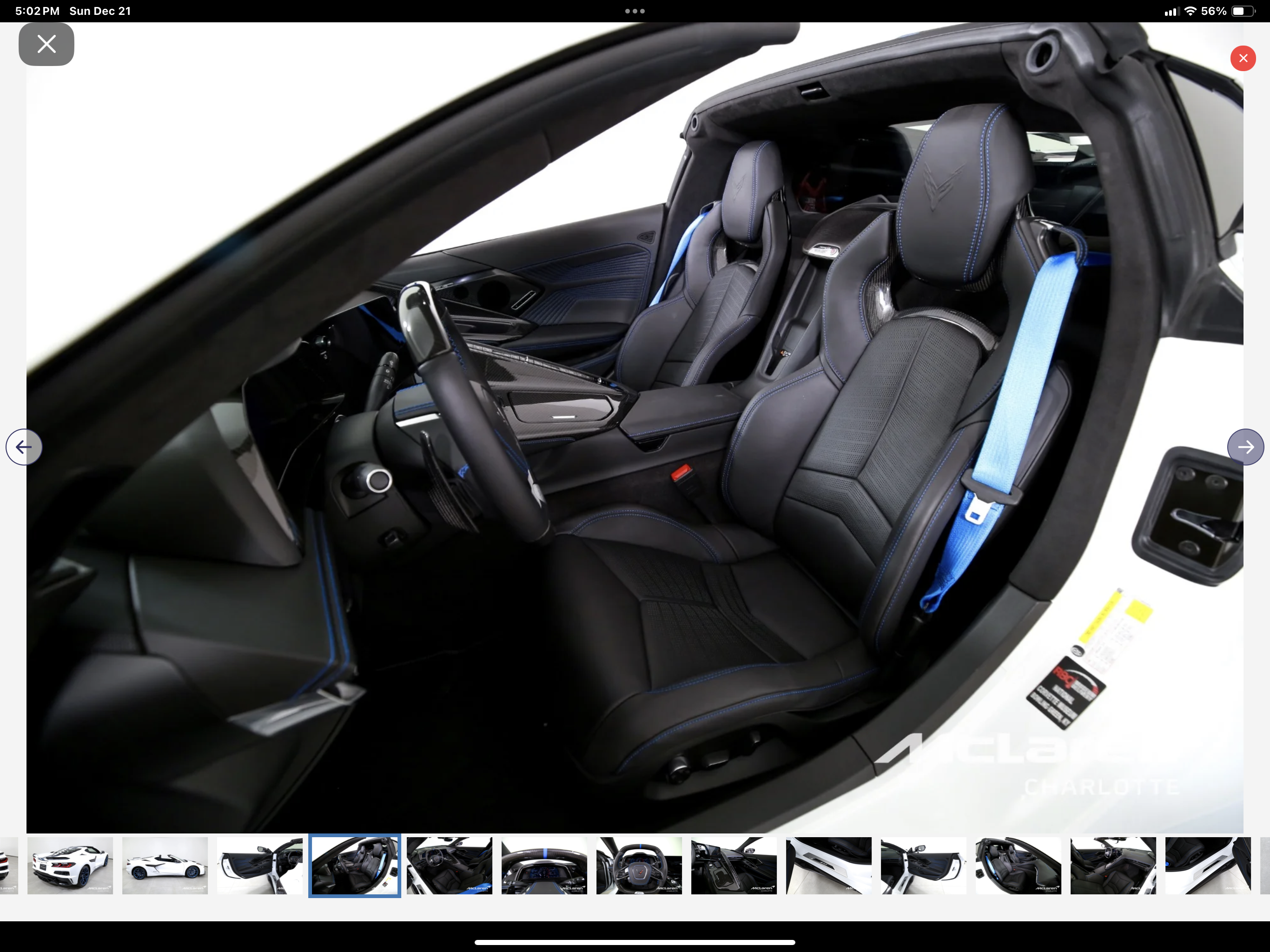 Used 2025 Chevrolet Corvette ZR1 w/ Stealth Interior Trim Package RWD image 11