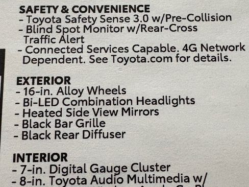 Used 2025 Toyota Camry LE w/ Convenience Package image 16