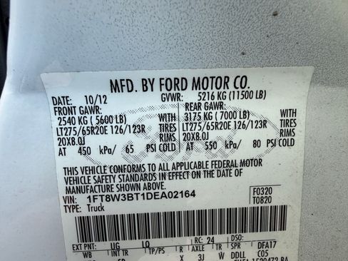 Used 2013 Ford F350 King Ranch w/ King Ranch w/Chrome Pkg image 26