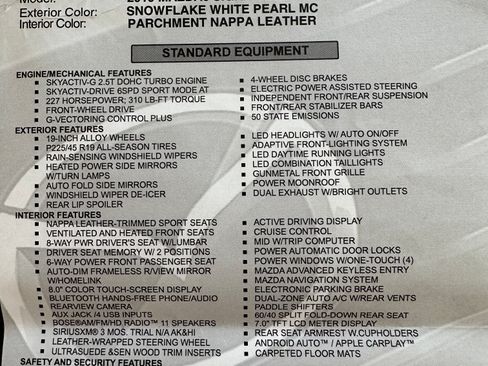 Used 2019 MAZDA MAZDA6 Signature image 22