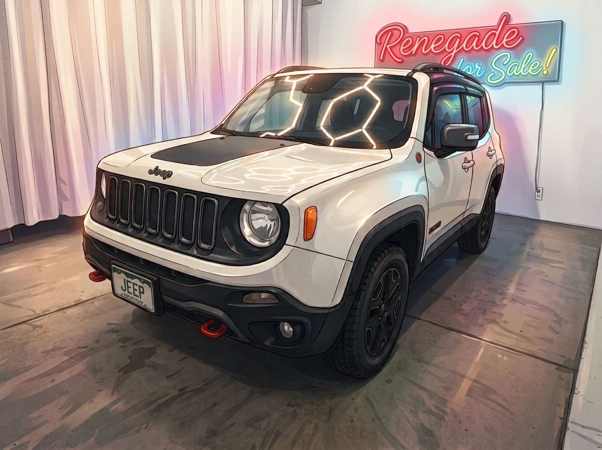 Used 2018 Jeep Renegade Trailhawk w/ UConnect 8.4 Nav Group AWD/4WD image 1