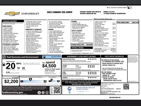 Used 2022 Chevrolet Camaro SS image 21