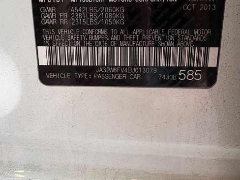 Used 2014 Mitsubishi Lancer Evolution GSR image 2