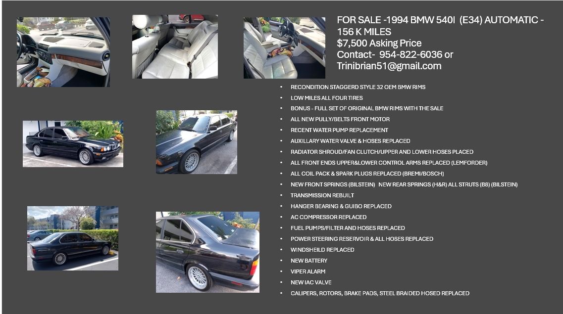 Used 1994 BMW 540i Sedan RWD image 1