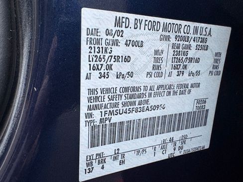 Used 2003 Ford Excursion Eddie Bauer image 23