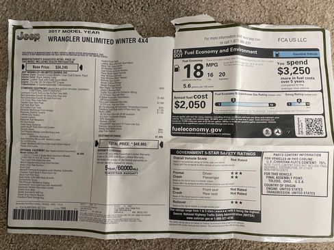 Used 2017 Jeep Wrangler Unlimited Sahara image 4