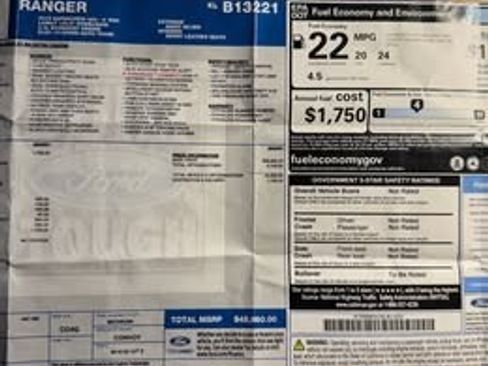 Used 2019 Ford Ranger Lariat w/ Equipment Group 501A Mid image 17