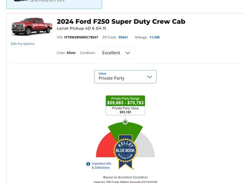 Used 2024 Ford F250 Lariat w/ Lariat Ultimate Package image 20