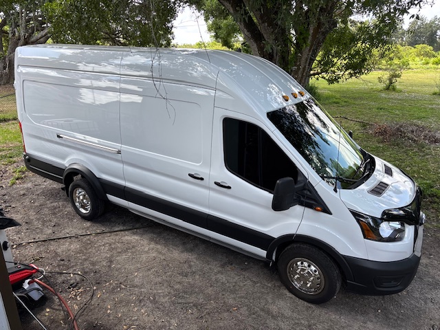 Used 2024 Ford Transit 350 148 High Roof Extended DRW RWD image 1