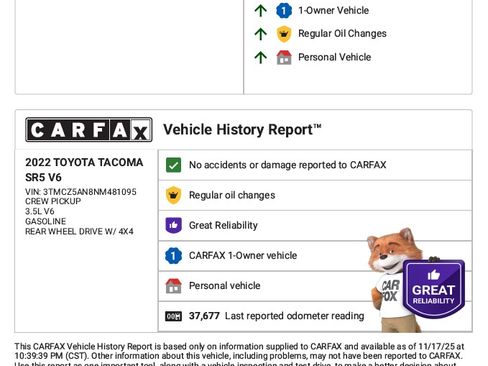 Used 2022 Toyota Tacoma SR5 image 13