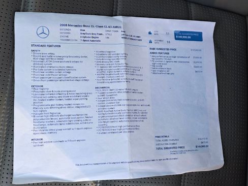 Used 2008 Mercedes-Benz CL 63 AMG image 28