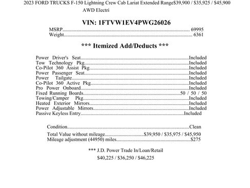 Used 2023 Ford F150 Lightning Lariat w/ Equipment Group 511A High image 12