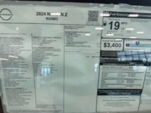 Used 2024 Nissan Z NISMO w/ Floor Mat Package image 9