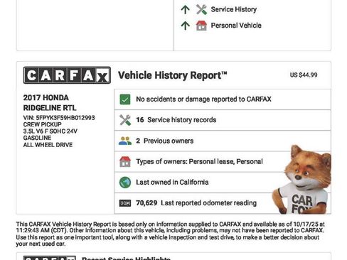 Used 2017 Honda Ridgeline RTL image 14