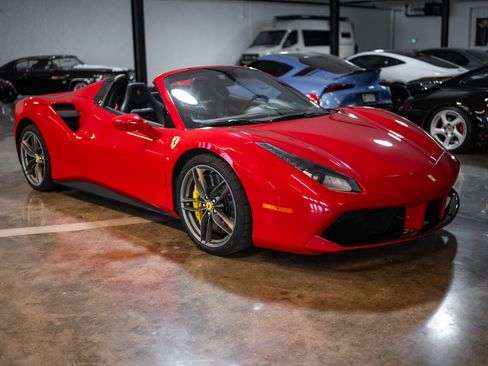 Used 2017 Ferrari 488 Spider Convertible 2D image 4
