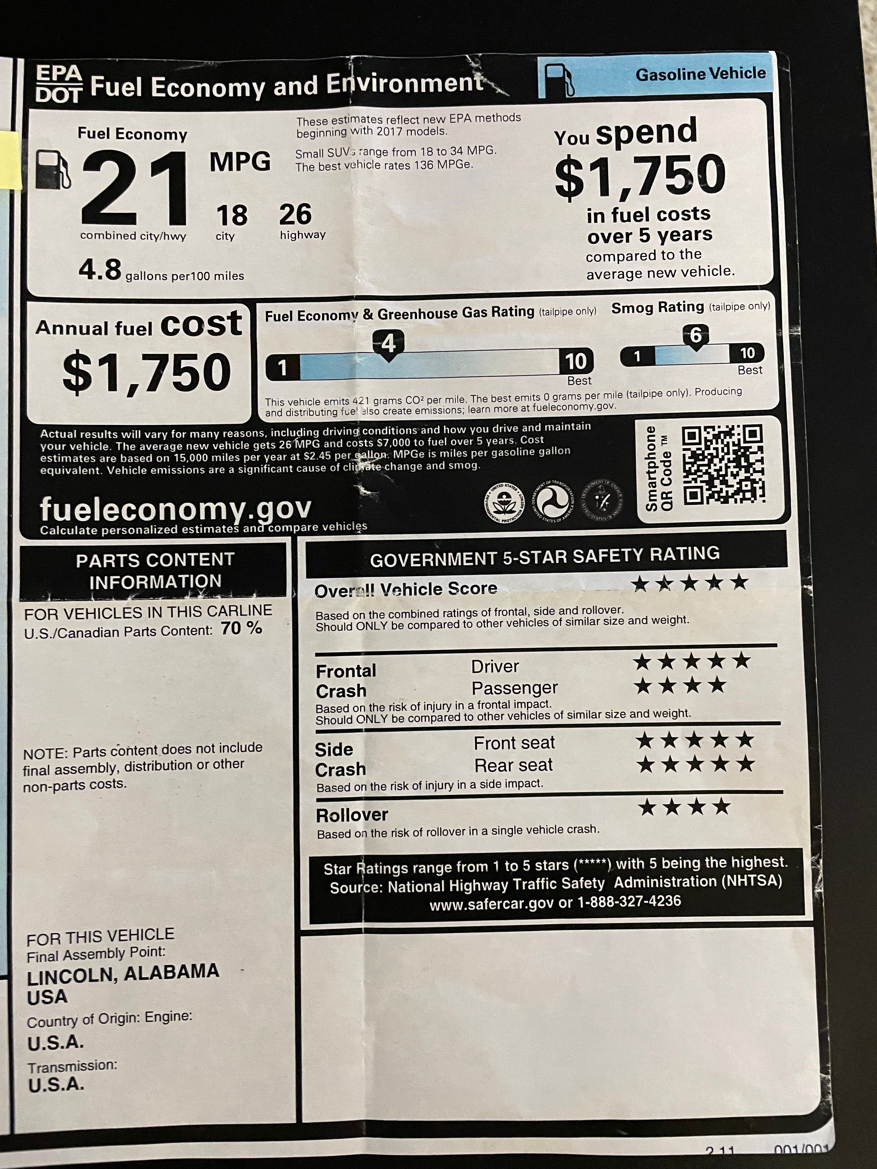 Used 2017 Honda Pilot EX-L image 2