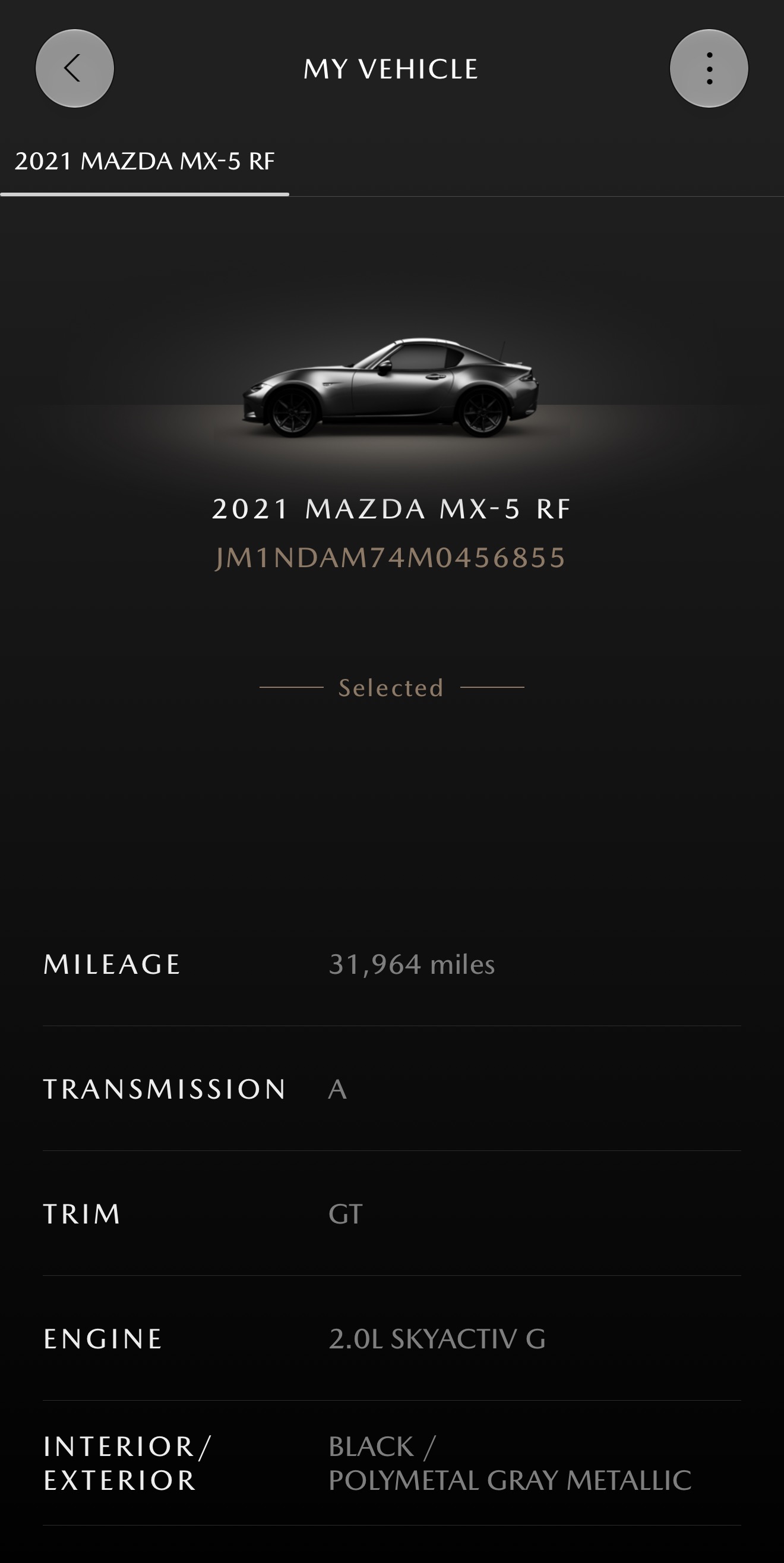 Used 2021 MAZDA MX-5 Miata RF Grand Touring RWD image 13