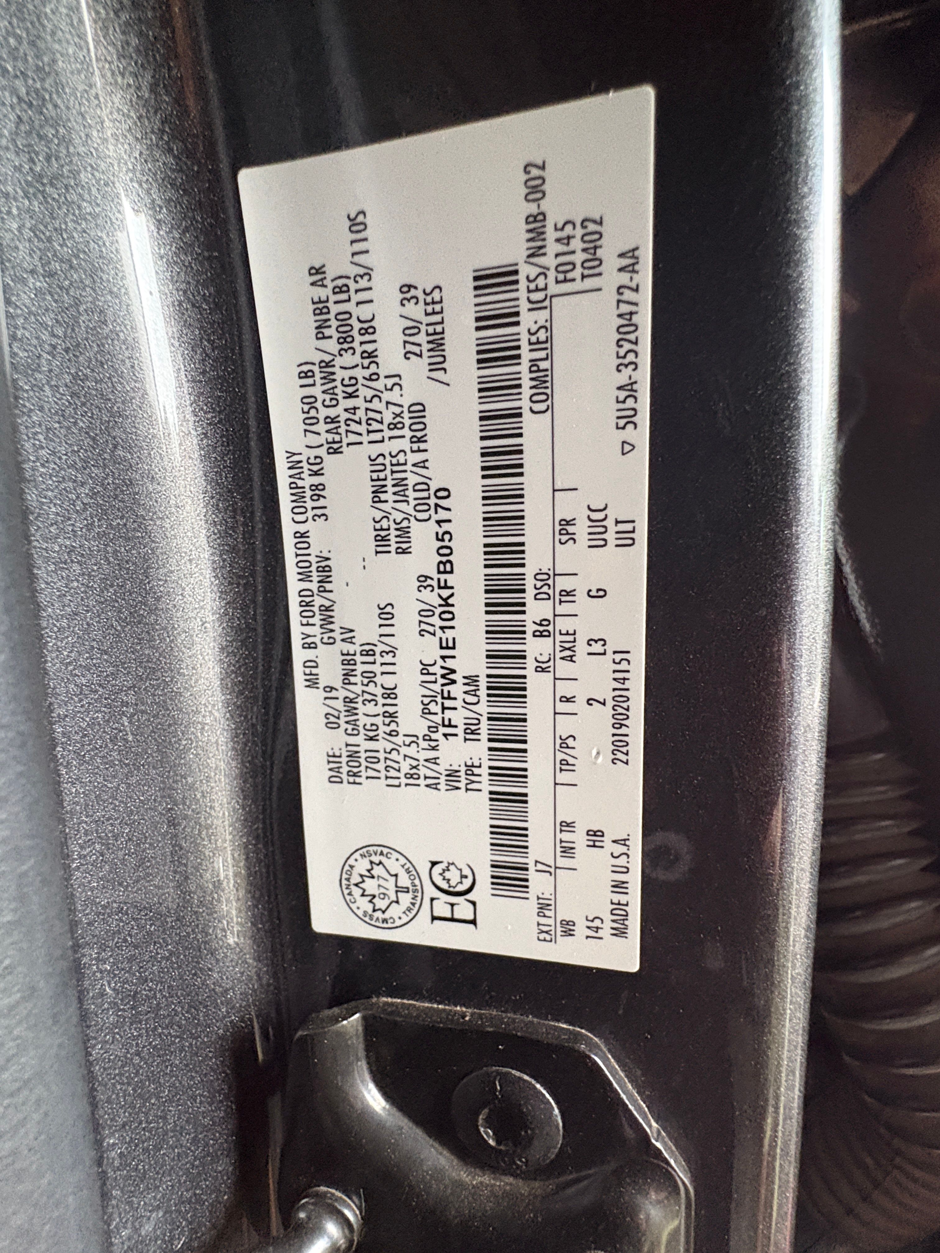 Used 2019 Ford F150 Lariat w/ Equipment Group 501A Mid AWD/4WD image 23