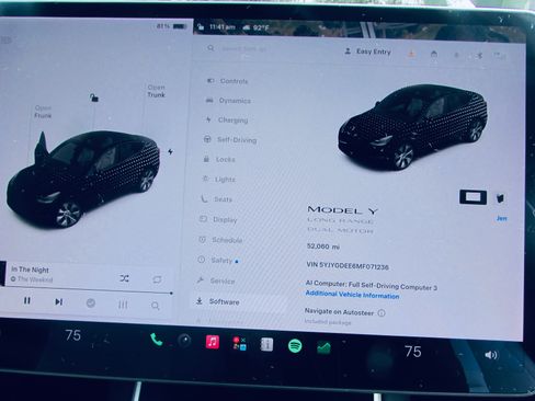 Used 2021 Tesla Model Y Long Range AWD/4WD image 8