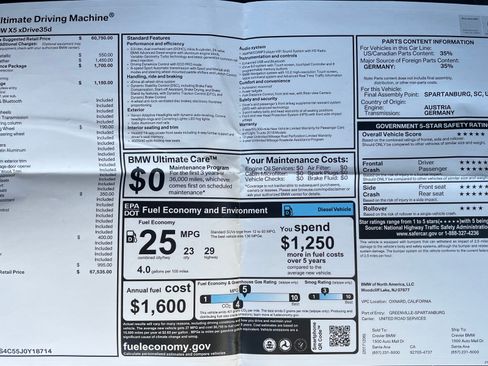 Used 2018 BMW X5 xDrive35d image 12