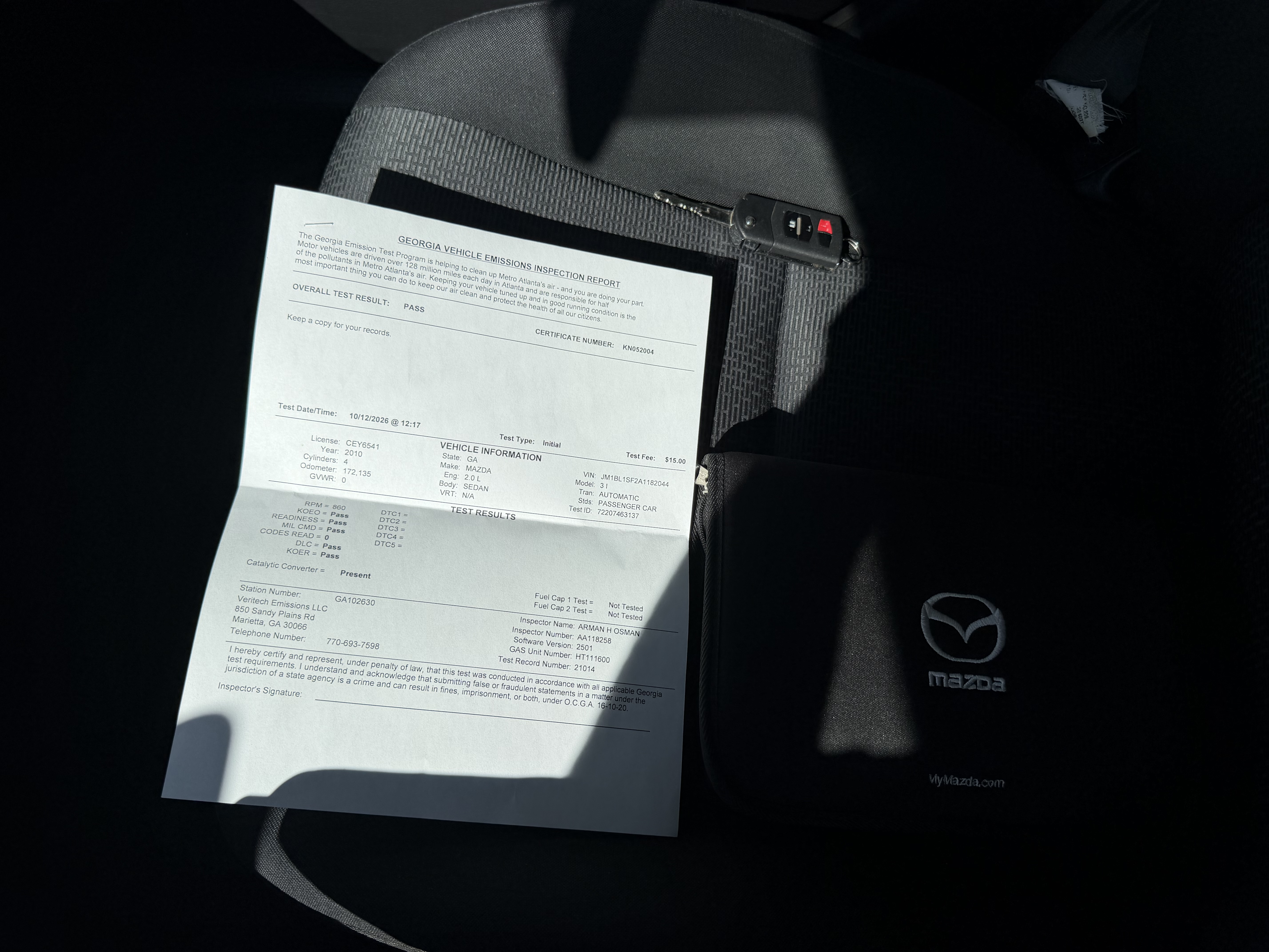 Used 2010 MAZDA MAZDA3 i Touring FWD image 17