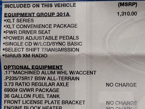 Used 2014 Ford F150 XLT w/ Equipment Group 301A Mid image 9