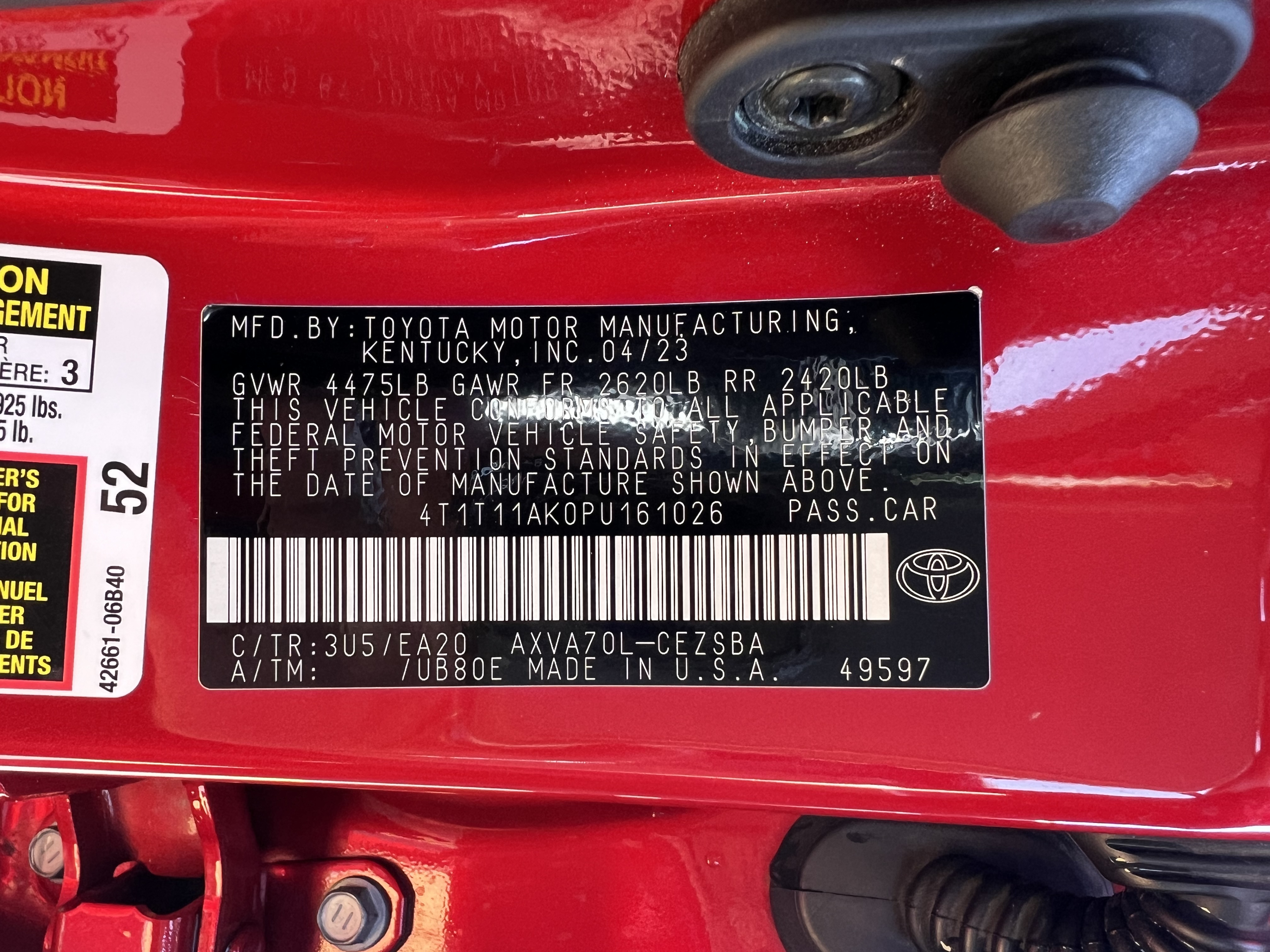 Used 2023 Toyota Camry SE w/ Convenience Package FWD image 15