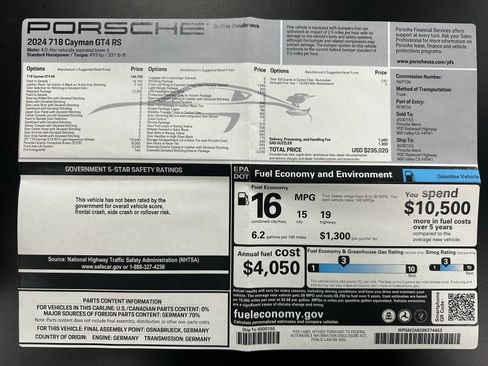 Used 2024 Porsche 718 Cayman GT4 RS image 32