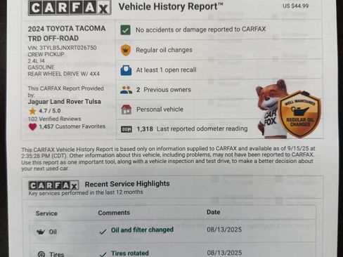 Used 2024 Toyota Tacoma TRD Off-Road image 23