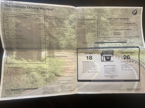 Used 2005 BMW 645Ci Convertible image 20