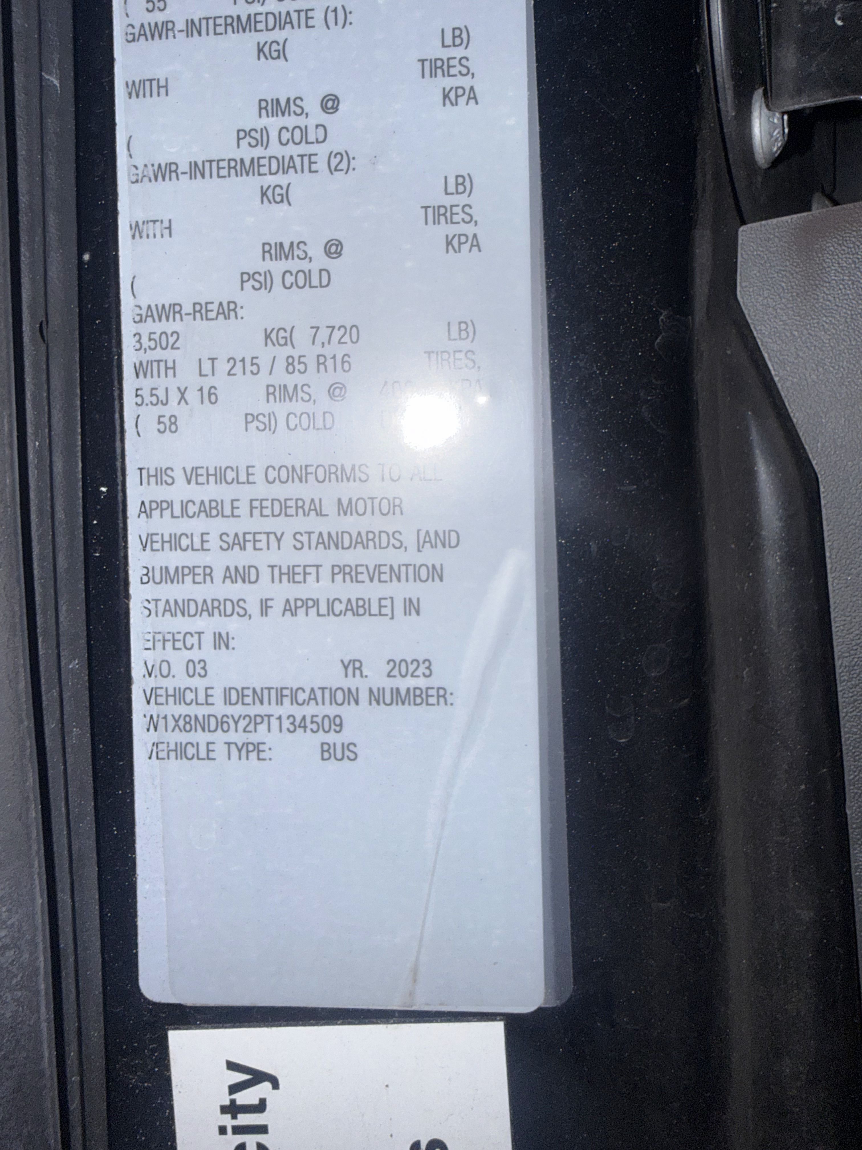 Used 2023 Mercedes-Benz Sprinter 3500 image 6