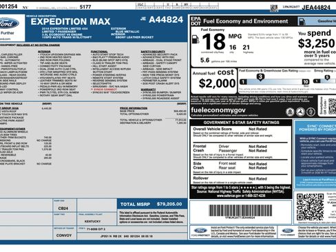 Used 2018 Ford Expedition Max Limited w/ Equipment Group 302A AWD/4WD image 30