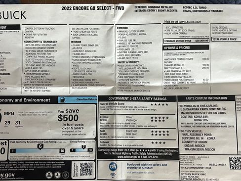 Used 2022 Buick Encore GX Select image 9