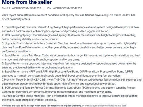 Used 2021 Toyota Supra Premium image 22