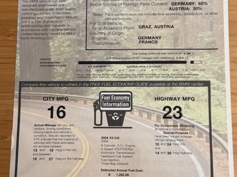 Used 2004 BMW X3 3.0i image 6