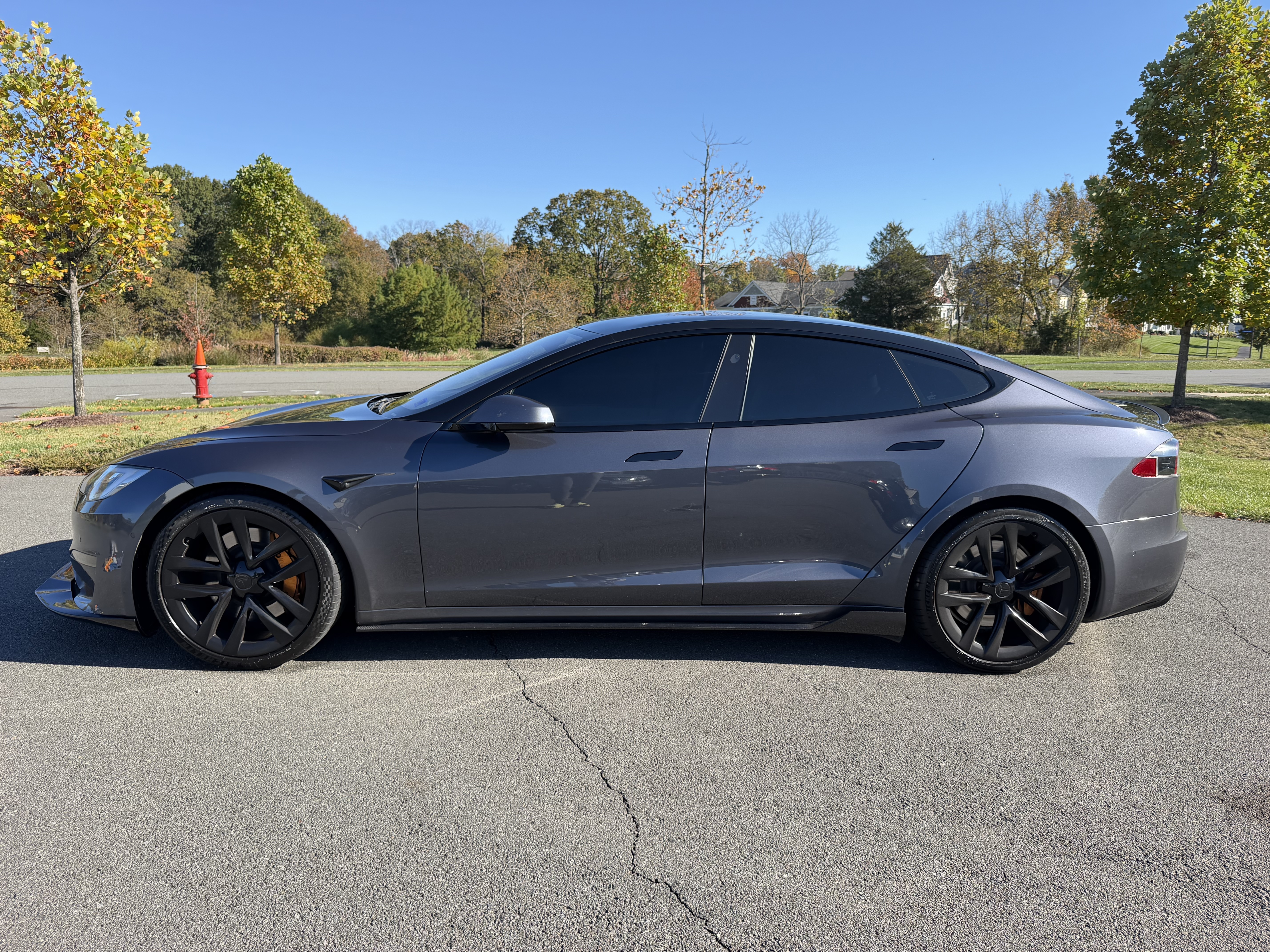 Used 2021 Tesla Model S Plaid AWD/4WD image 2