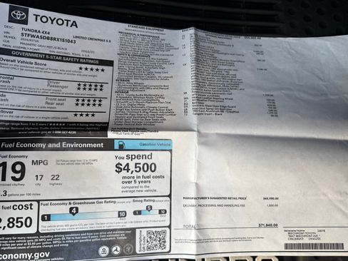 Used 2024 Toyota Tundra Limited w/ TRD Off-Road Package image 28