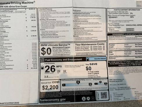 Used 2015 BMW 428i Gran Coupe xDrive image 19