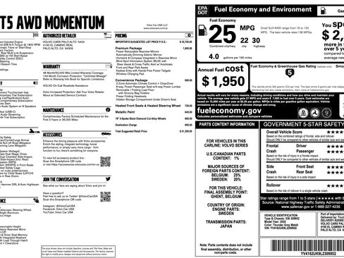 Used 2020 Volvo XC40 T5 Momentum w/ Premium Package image 23