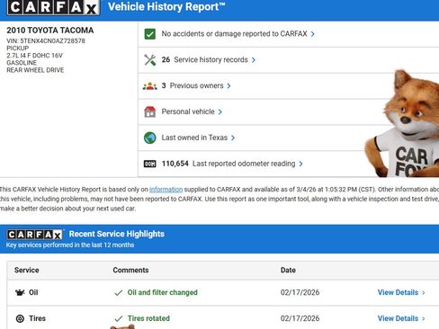 Used 2010 Toyota Tacoma 2WD Regular Cab image 23