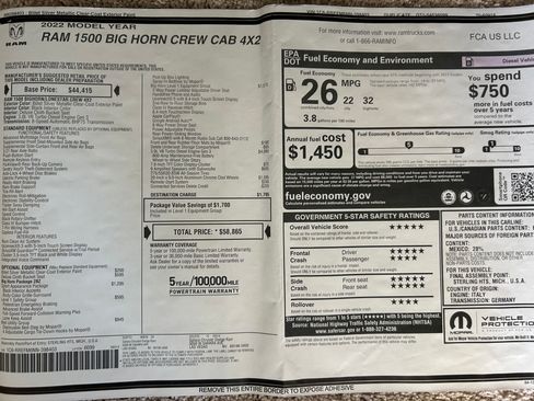 Used 2022 RAM 1500 Big Horn image 13