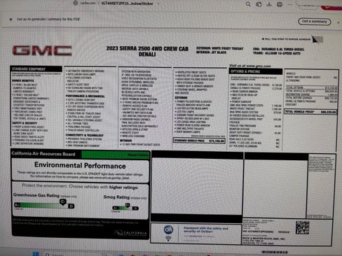 Used 2023 GMC Sierra 2500 Denali w/ Denali Ultimate Package AWD/4WD image 18