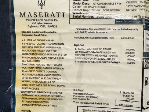 Used 2016 Maserati GranTurismo Sport image 19