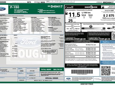 Used 2021 Ford F150 Lariat w/ Equipment Group 502A High image 31