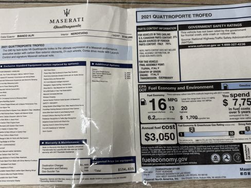 Used 2021 Maserati Quattroporte Trofeo image 25