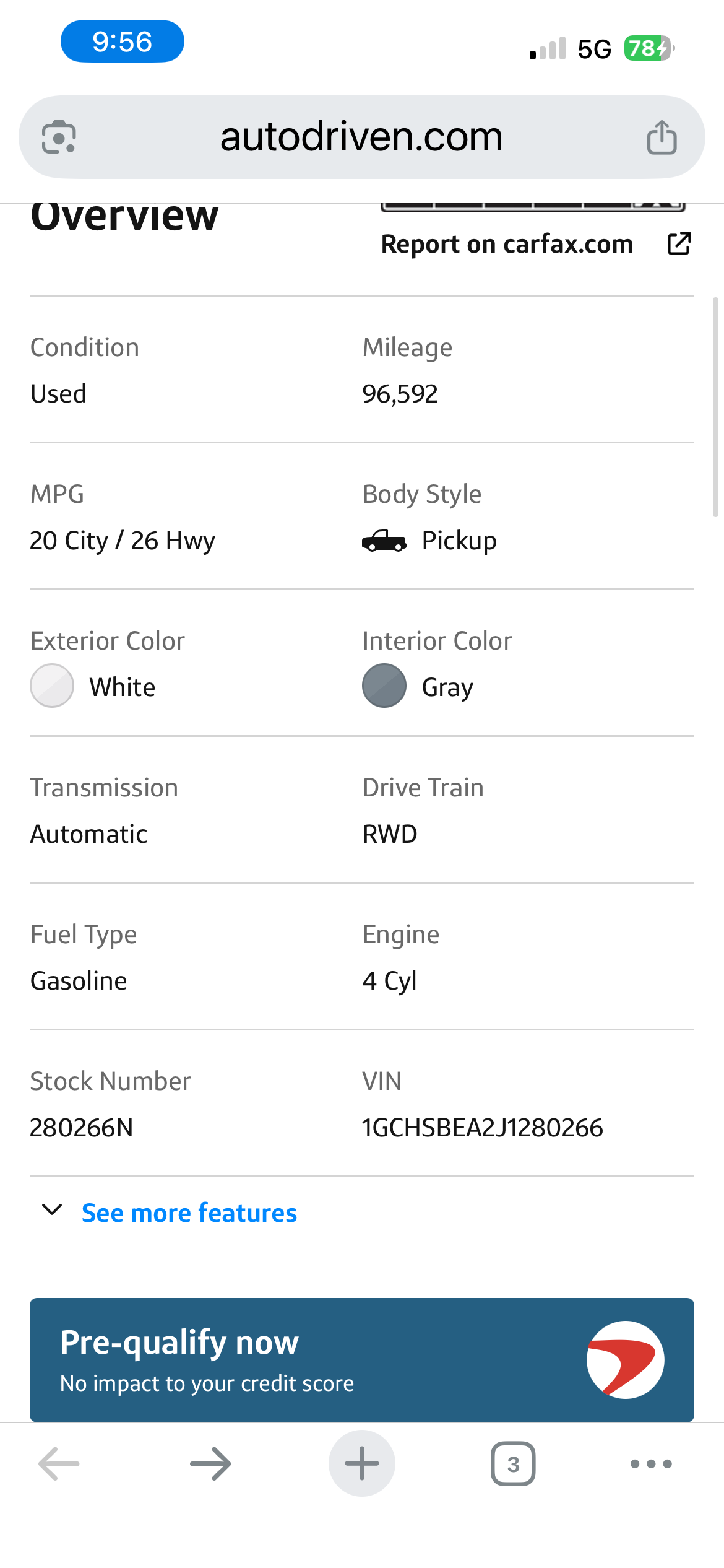 Used 2020 Chevrolet Colorado W/T w/ WT Convenience Package RWD image 25