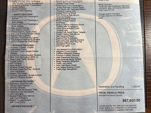 Used 2025 Acura MDX SH-AWD w/ Advance Package image 17