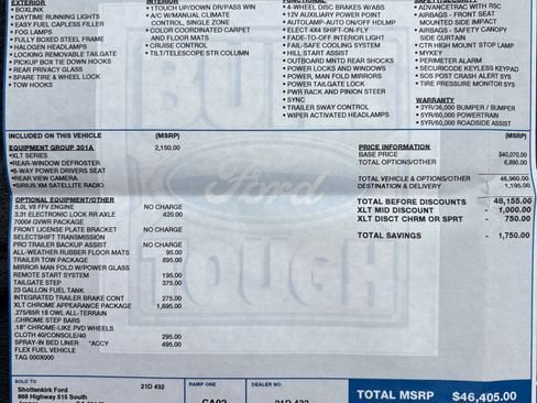 Used 2016 Ford F150 XLT w/ Equipment Group 301A Mid AWD/4WD image 26