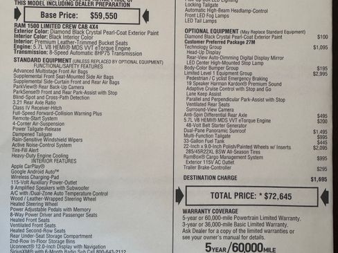 Used 2021 RAM 1500 Limited image 20