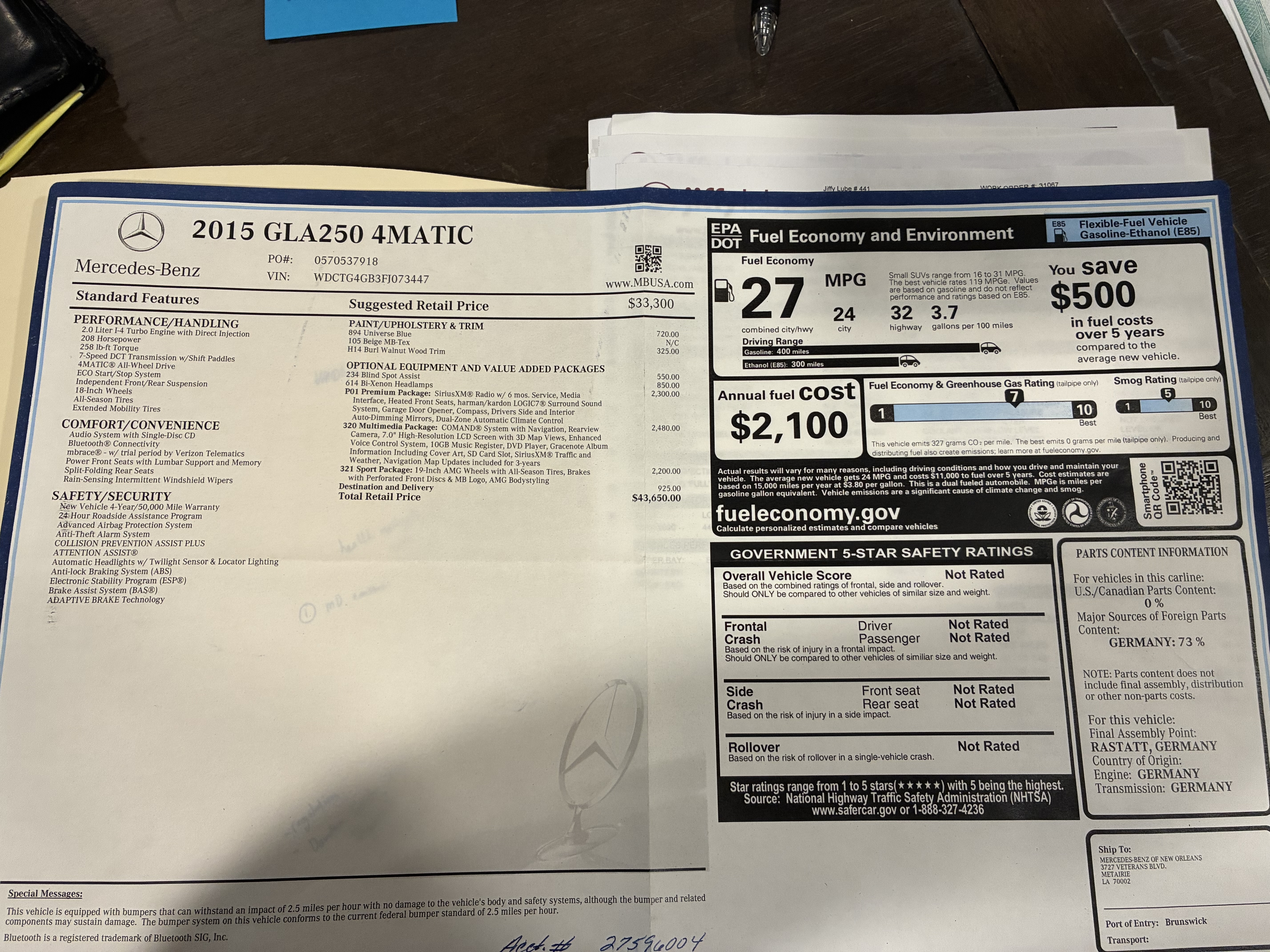 Used 2015 Mercedes-Benz GLA 250 4MATIC image 22